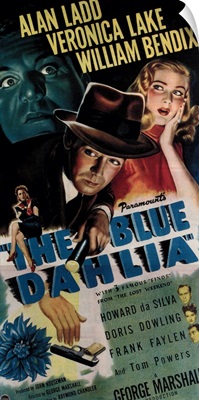 The Blue Dahlia - Vintage Movie Poster