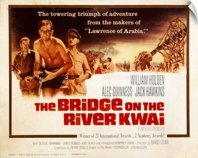 The Bridge on the River Kwai - Vintage Movie Poster