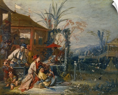 The Chinese Hunt, Circa 1742, By Francois Boucher, French, oil on canvas