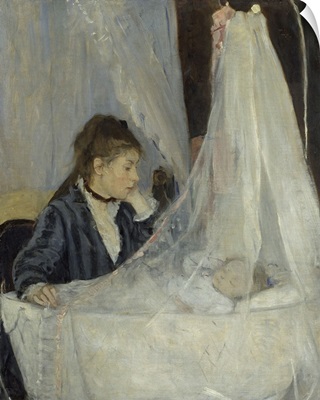 The Cradle, 1872, By impressionist Berthe Morisot, 1872