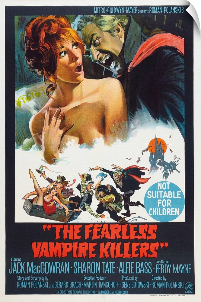 The Fearless Vampire Killers - Vintage Movie Poster (Australian)