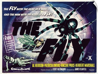 The Fly - Vintage Movie Poster