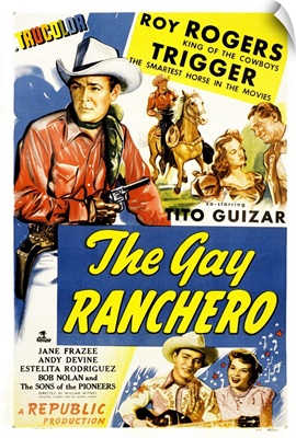 The Gay Ranchero - Vintage Movie Poster