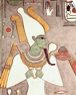 The god Osiris, Egyptian art