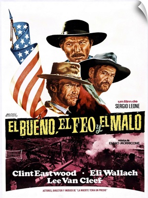 The Good, The Bad, And The Ugly, Spanish Poster Art, 1966