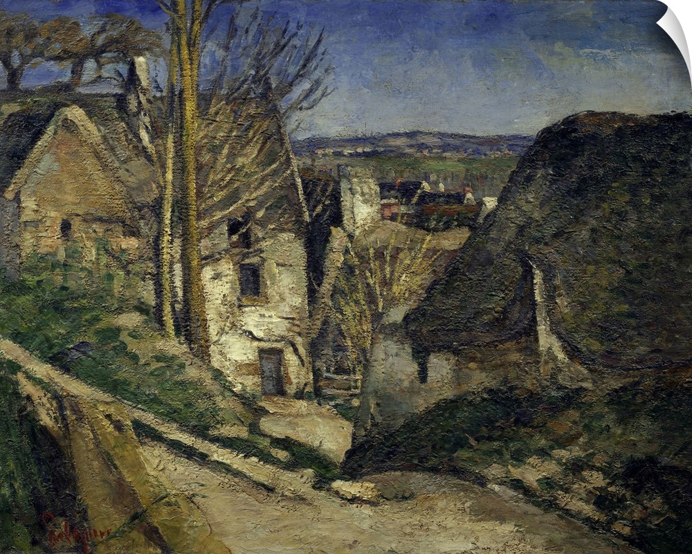 3717, Paul Cezanne, French School. The Hanged Man's House, Auvers-sur-Oise. 1873. Oil on canvas, 0.55 x 0.66 m. Paris, mus...
