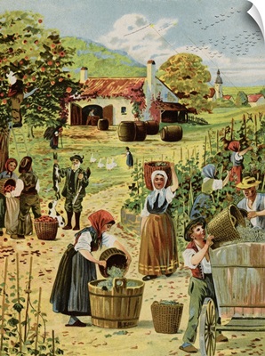 The Harvest in France, From Across The World, Editions Magnin, 1910