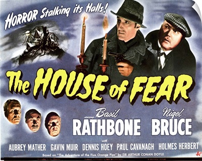 The House of Fear - Vintage Movie Poster