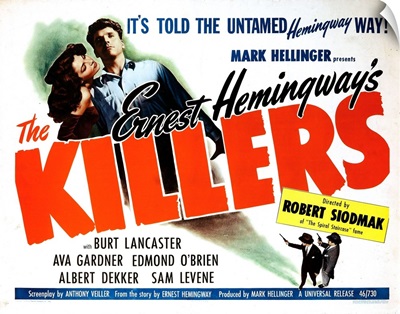 The Killers, Ava Gardner, Burt Lancaster, 1946