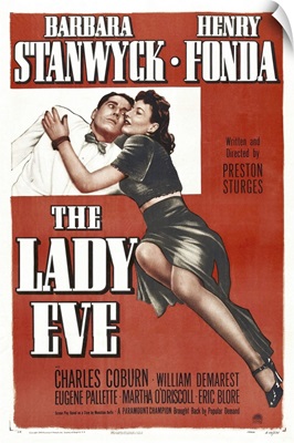 The Lady Eve - Vintage Movie Poster