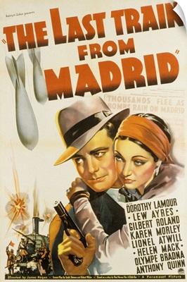 The Last Train from Madrid - Vintage Movie Poster