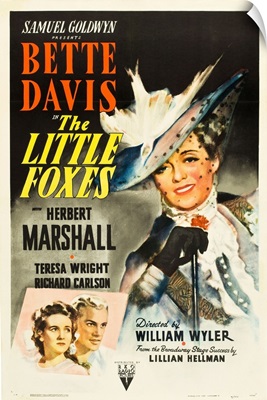 The Little Foxes - Vintage Movie Poster