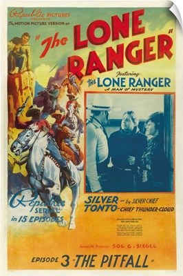 The Lone Ranger - Vintage Movie Poster