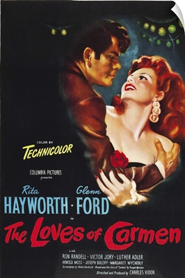 The Loves Of Carmen - Vintage Movie Poster