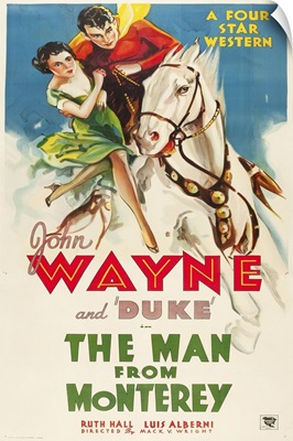 The Man from Monterey - Vintage Movie Poster