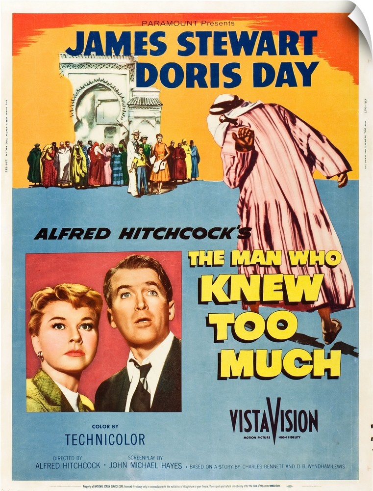 The Man Who Knew Too Much - Vintage Movie Poster
