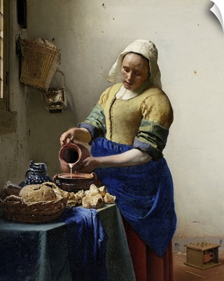 The Milkmaid, by Johannes Vermeer, 1660
