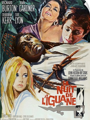 The Night Of The Iguana, French Poster Art, 1964