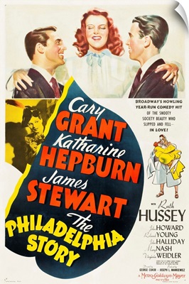 The Philadelphia Story - Vintage Movie Poster
