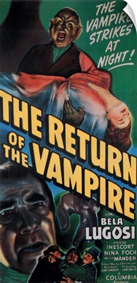 The Return Of The Vampire - Vintage Movie Poster