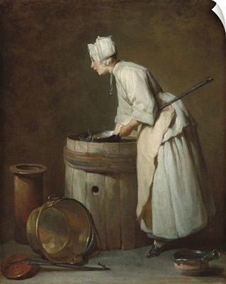 The Scullery Maid, by Jean-Simeon Chardin, 1738