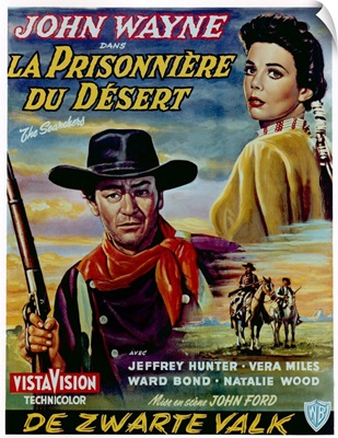 The Searchers, Belgian Poster Art, 1956.