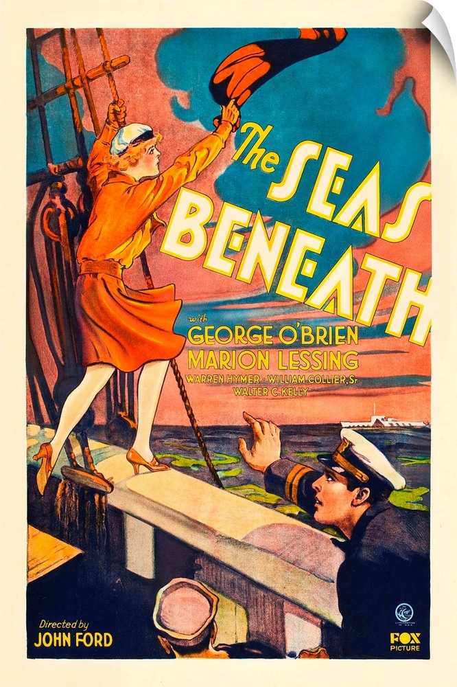 The Seas Beneath - Vintage Movie Poster