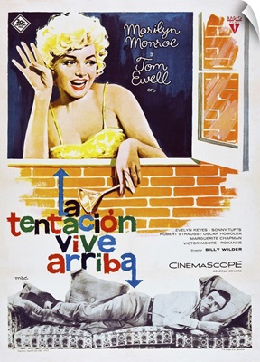 The Seven Year Itch - Vintage Movie Poster (Italian)