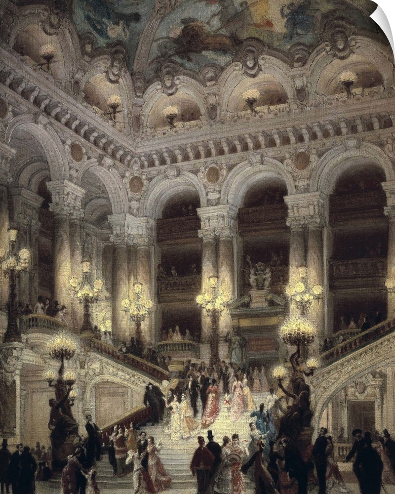 The Stairway of the Opera, Paris