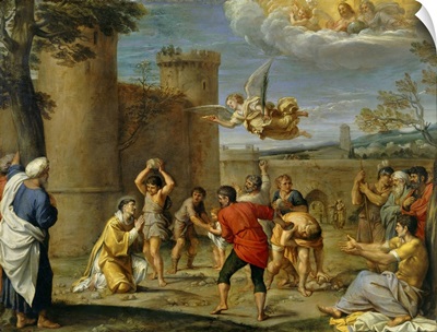 The Stoning of Stephen, By Annibale Carracci, 16th century, Louvre Museum