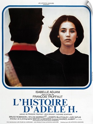 The Story Of Adele H, French Poster Art, Isabelle Adjani, 1975
