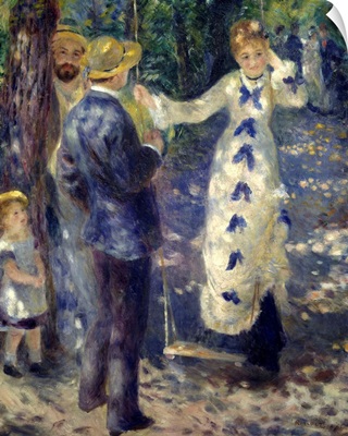 The Swing, 1876, By French impressionist Pierre Auguste Renoir
