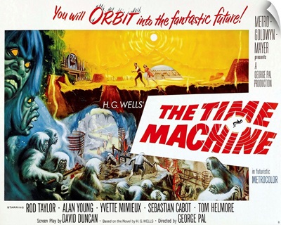 The Time Machine - Vintage Movie Poster