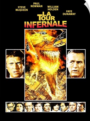 The Towering Inferno, French Poster Art, 1974