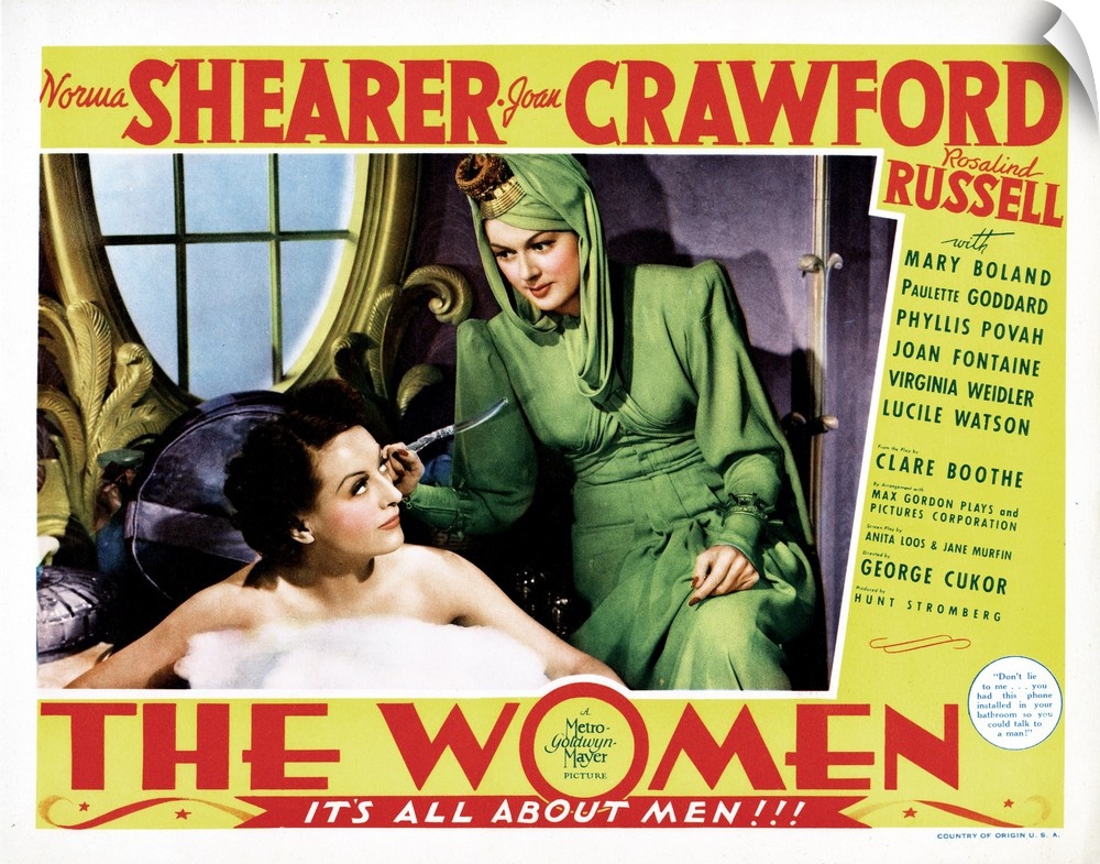 The Women, From Left, Joan Crawford, Rosalind Russell, 1939.