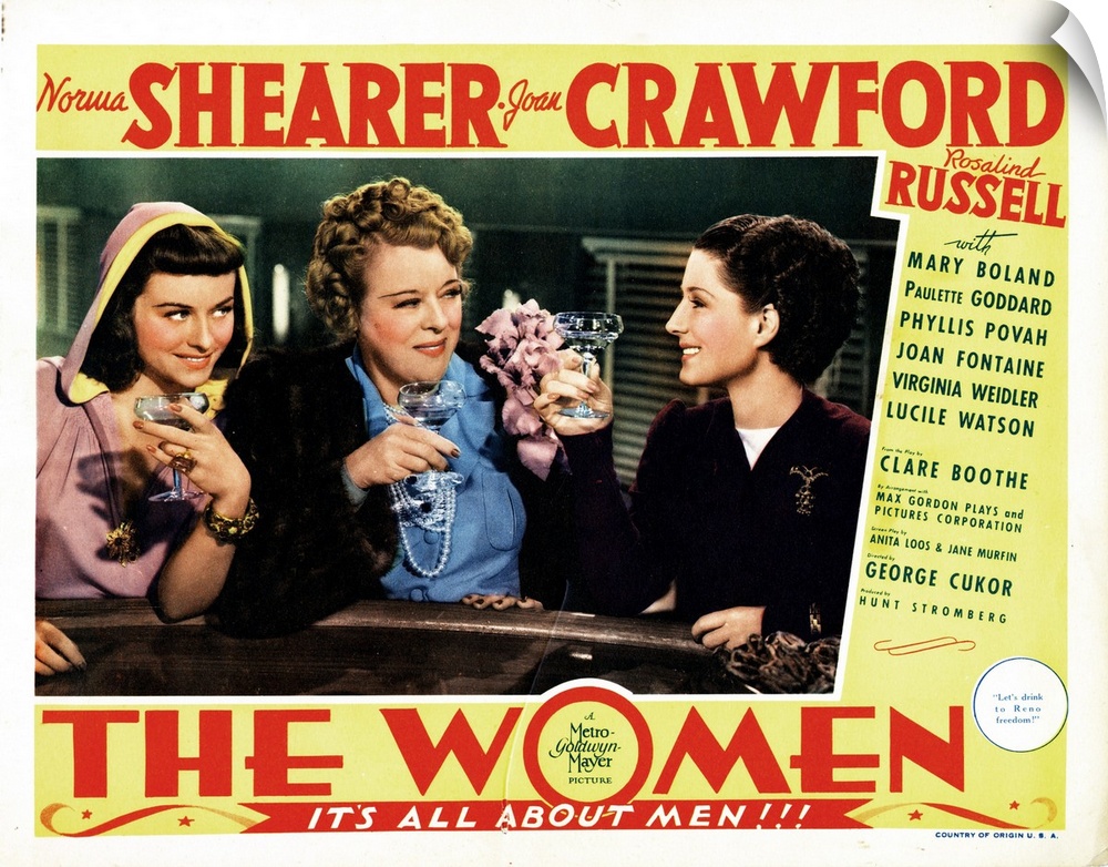 The Women, From Left, Paulette Goddard, Mary Boland, Norma Shearer, 1939.