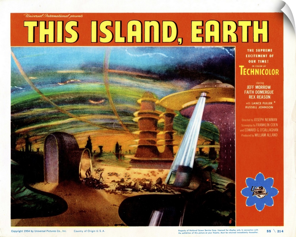 This Island Earth, US Lobbycard, 1955.