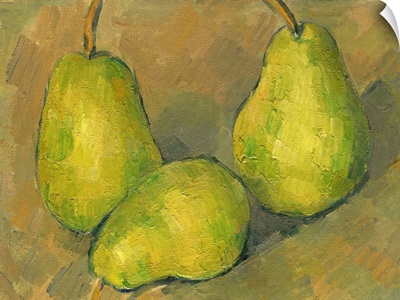 Three Pears, by Paul Cezanne, 1878-79