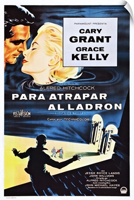 To Catch A Thief, Spanish Poster Art, 1955