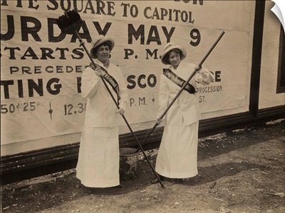Two members of the Congressional Union for Woman Suffrage, 1914