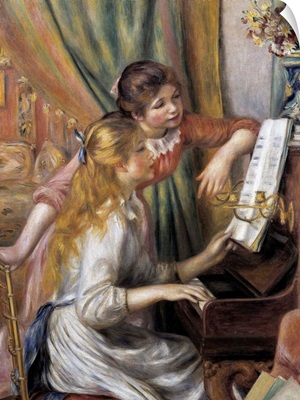 Two Young Girls at the Piano