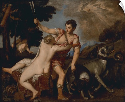Venus and Adonis, by Titian, c. 1555
