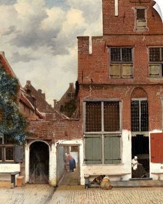 View of Houses in Delft, Johannes Vermeer, 1658