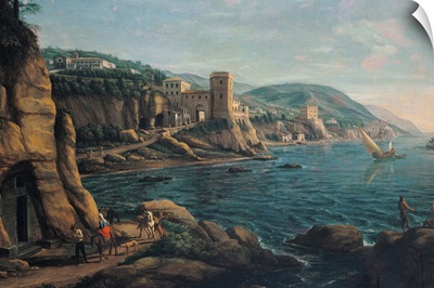 View Of The Neapolitan Coast, By Gaspar Van Wittel, 1725. Milan, Italy