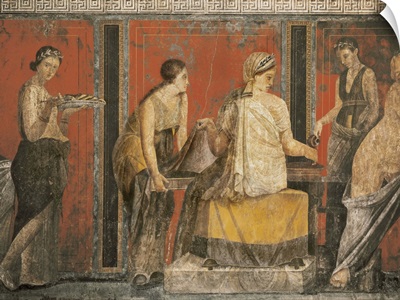 Villa of Mysteries. Beginning to the Dionysion cult. 1st c. BC. Pompeii, Italy