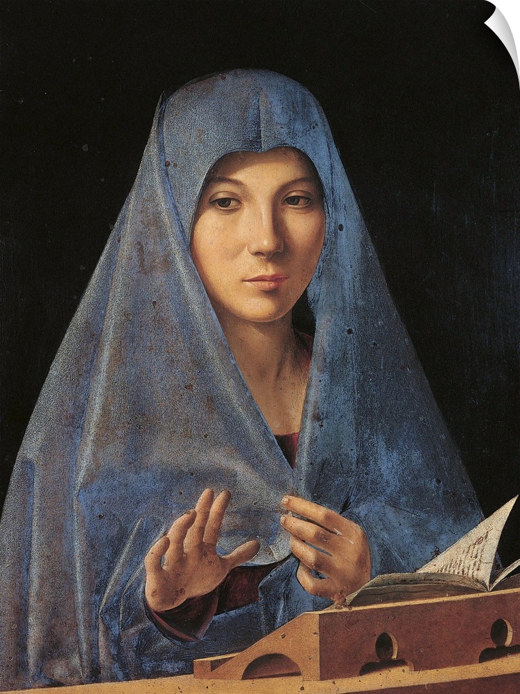 The Virgin Annunciate, by Antonello di Antonio known as Antonello da Messina, 15th Century, 1476 -1477 about, panel, cm 45...