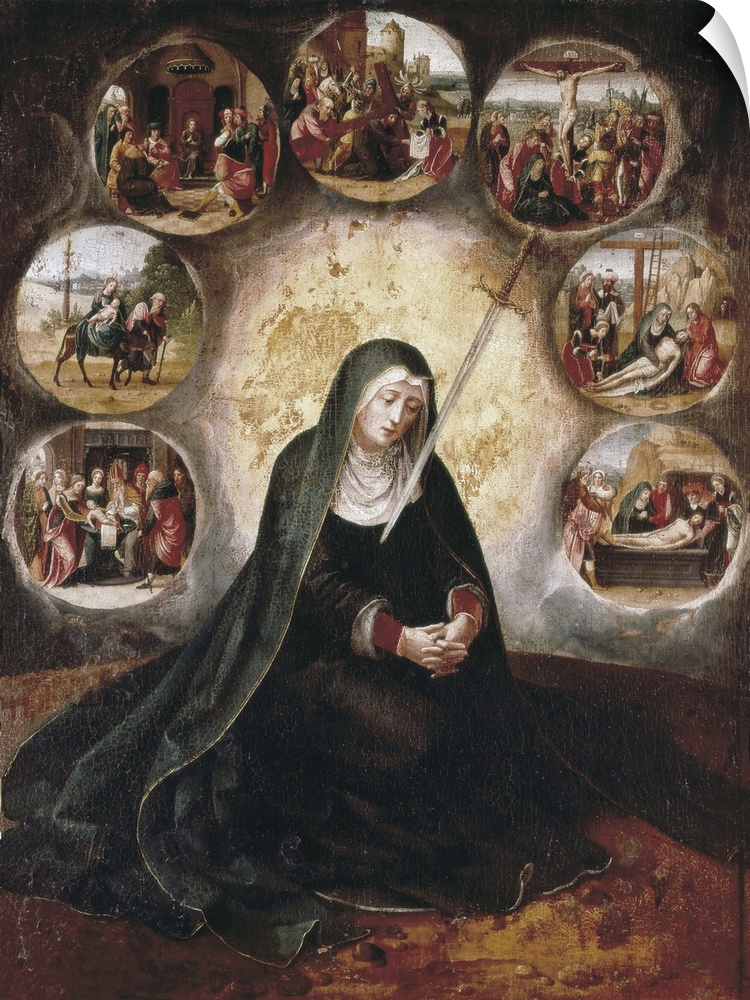 Virgin of the Seven SorrowsVirgin of the Seven SorrowsVirgin of the Seven Sorrows. 1520 - 1540. Painted by the Master of t...