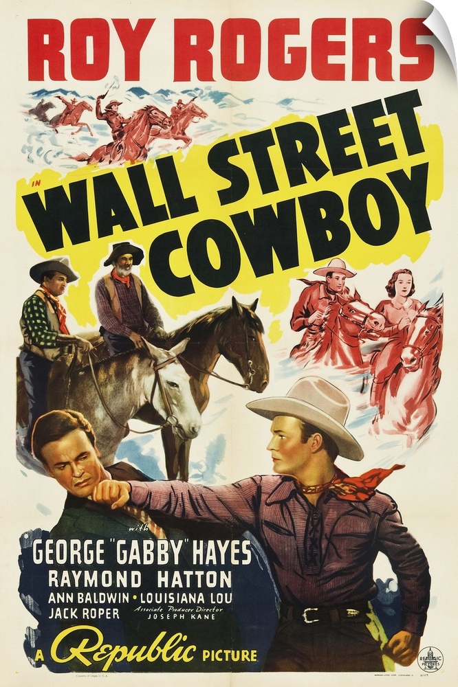 Wall Street Cowboy - Vintage Movie Poster