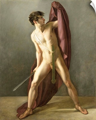 Warrior with Drawn Sword, Joannes Echarius Carolus Alberti, 1808