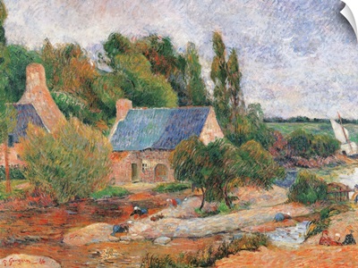 Washerwomen at Pont Aven, by Paul Gauguin, 1886. Musee d'Orsay, Paris, France